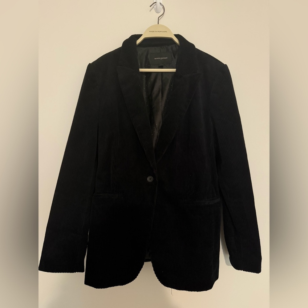 Banana Republic Black Corduroy Jacket